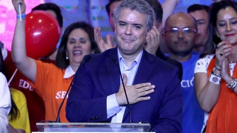 Derechista Iván Duque es elegido nuevo presidente de Colombia