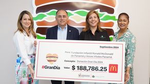 El Gran Día de McDonalds recolectó más de 180 mil dólares para apoyar a madres adolescentes y familias panameñas.