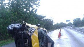 Dos heridos tras accidente de tránsito en San Carlos