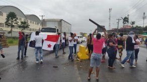 Protestas en varios puntos de Colón