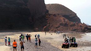 Se derrumba uno de los célebres arcos en roca natural de Legzira