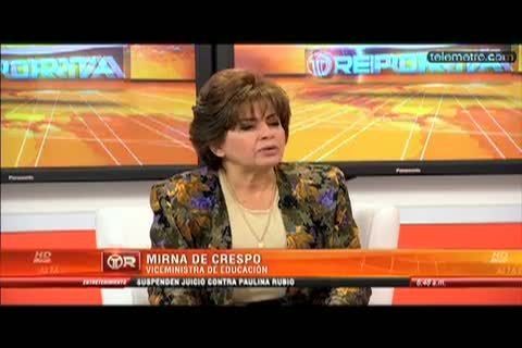 Fracasos escolares disminuyeron detalla viceministra de Educación