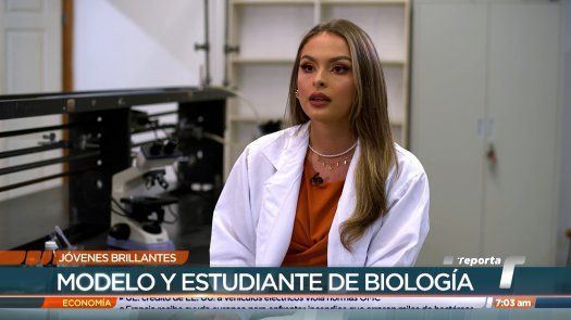 Jóvenes Brillantes: Ashley Díaz, estudiante de biología y modelo