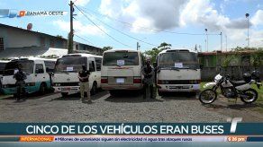 Recuperan vehículos en Panamá Oeste a través de Operación Patria