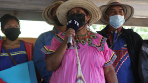 Cacica Elena Cruz Guerra.