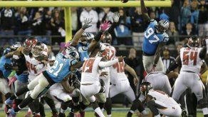 Aguayo da triunfo a Bucs sobre Panthers en el último segundo