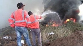 Se incendia el vertedero de Chitré