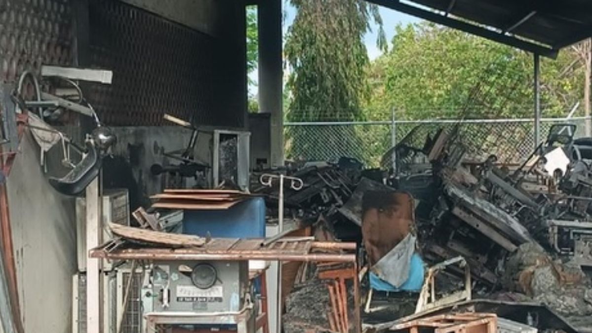 Incendio en depósito del Hospital Aquilino Tejeira. Incendio en depósito del Hospital Aquilino Tejeira.