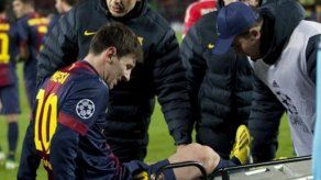 Messi solo tendría una contusión en la rodilla izquierda