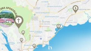 Conozca el recorrido del papa Francisco en su visita a Panamá Conozca el recorrido del papa Francisco en su visita a Panamá