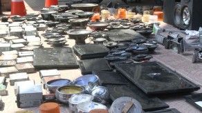 Destruyen equipos de sonido decomisados por la ATTT Destruyen equipos de sonido decomisados por la ATTT