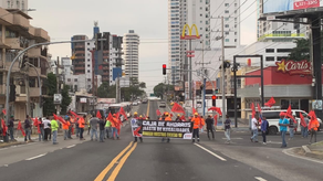 Cierre de avenidas tras protestas del SUNTRACS