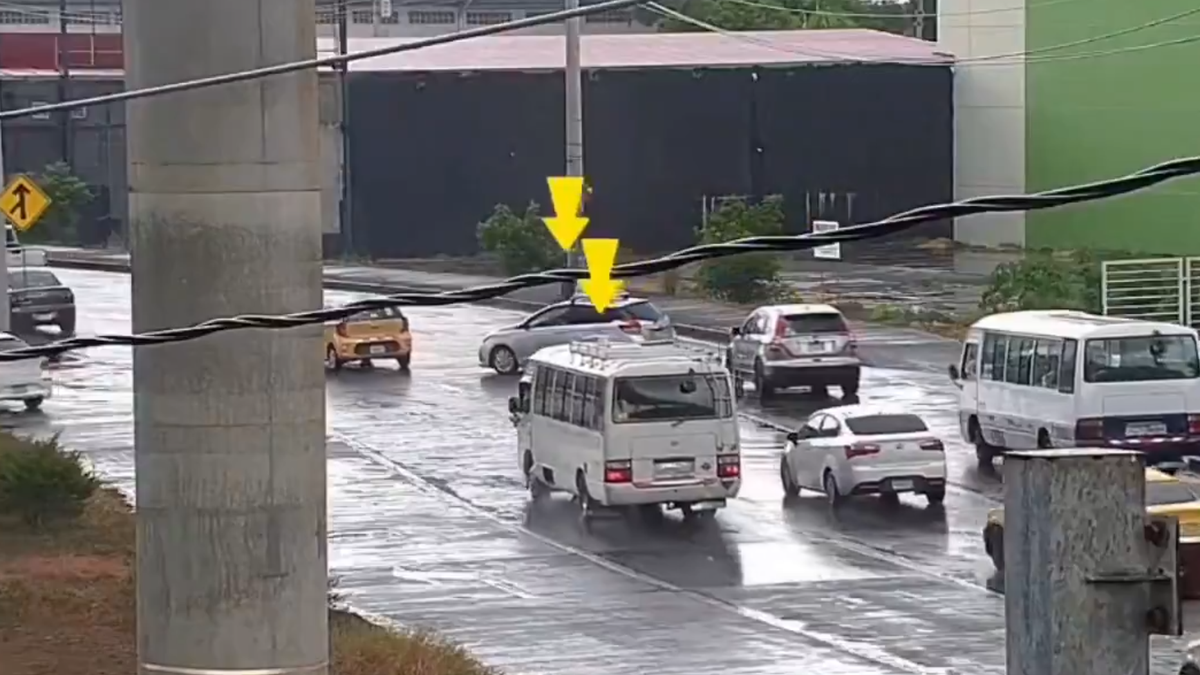 Imágenes de una colisión múltiple en Los Andes.