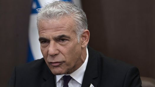 El primer ministro de Israel Yair Lapid.