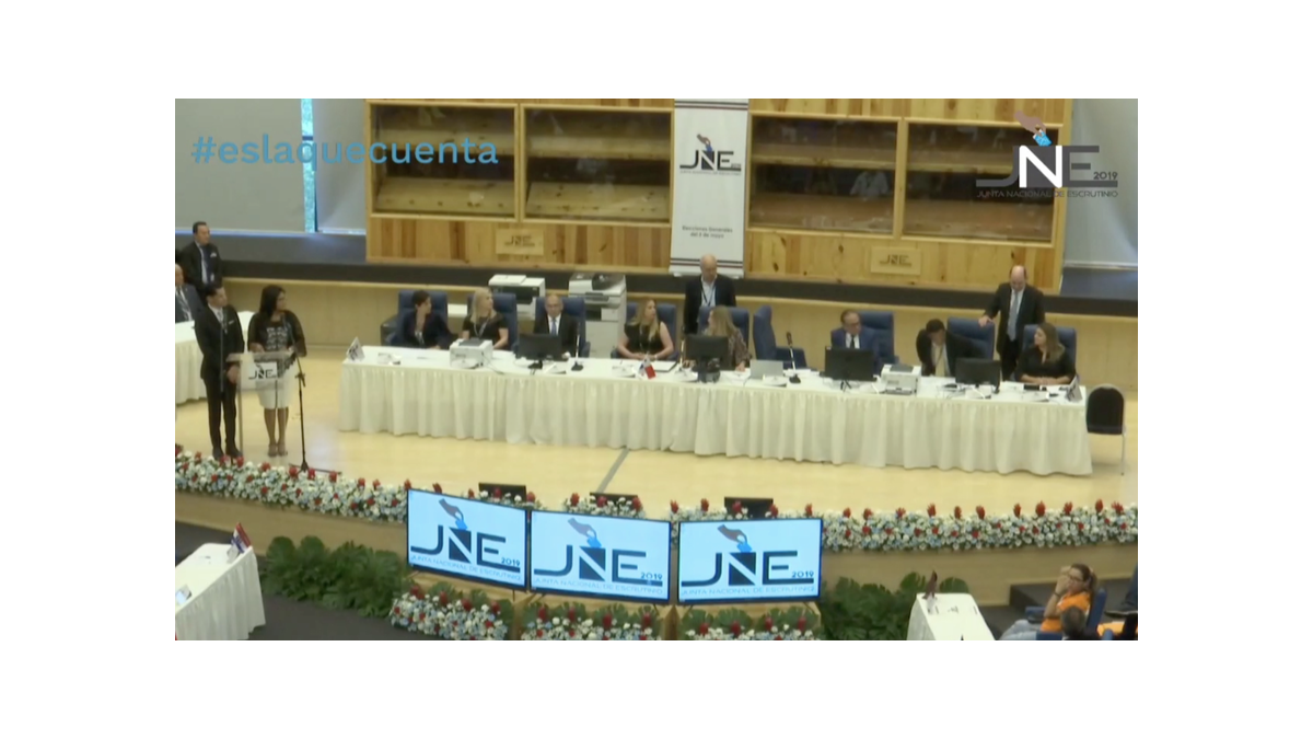 Junta Nacional de Escrutinio 2019 se instala en la sede del Parlatino