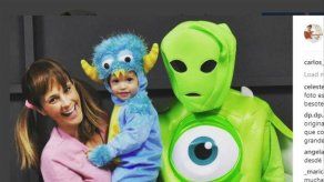 Carlos Baute se reencuentra con su familia para celebrar Halloween