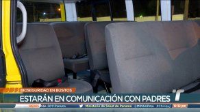 Dueños de colegiales explican el protocolo que implementaron dentro de sus vehículos