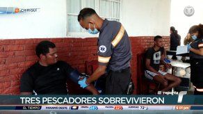 Rescatan a tres pescadores cuya embarcación se incendió en el Golfo de Chiriquí