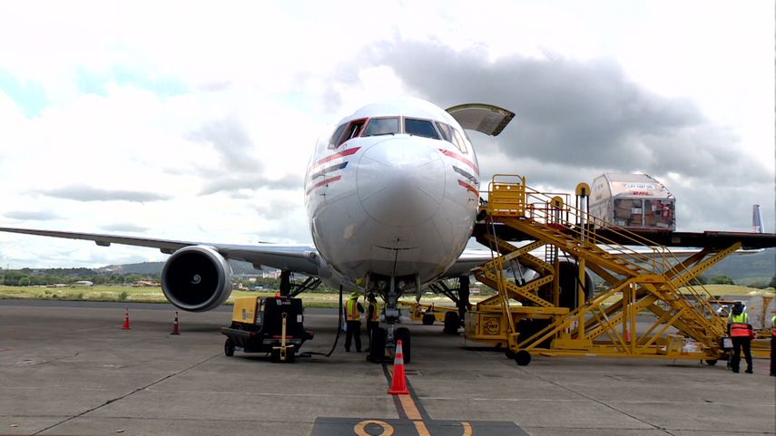 Se trata del lote número 34 que la casa farmacéutica Pfizer envía a Panamá con la vacuna anticovid.