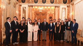Ministro Orillac recibe a estudiantes del Tecnológico