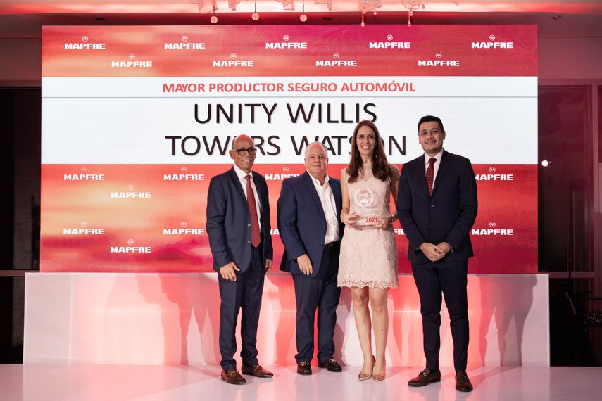 UNITY WILLIS TOWERS WATSON como mayor productor de seguros de auto de MAPFRE PANAMÁ.