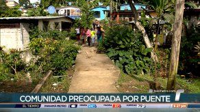 Residentes de dos comunidades en San Miguelito piden construcción de puente en mal estado
