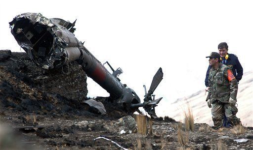 Cae helicóptero que iba a transportar a Evo Morales