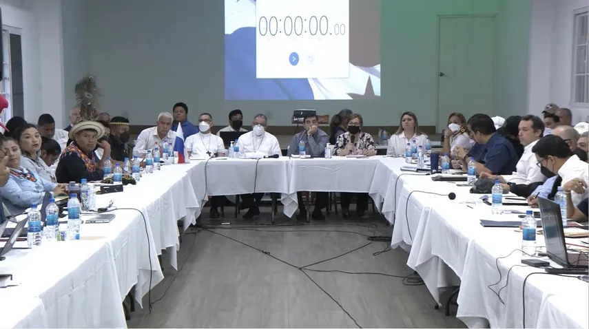 La mesa única del diálogo instalado en la provincia de Coclé