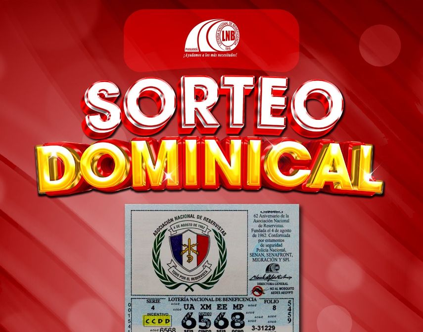 Lotería Nacional de Panamá: sorteo del domingo 4 de agosto.