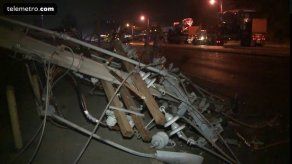 Reparan daños causados por accidente en Villa Zaíta