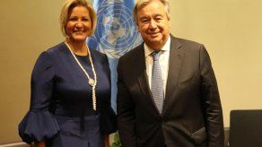 Primera Dama entrega al secretario de la ONU declaración para garantizar derechos de los niños