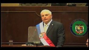 Presidente Martinelli dedica discurso a empresaurios y medios