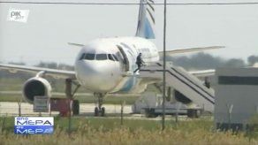 Termina secuestro de un avión de EgyptAir con pasajeros sanos y salvos