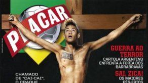 Iglesia repudia revista que publicó imagen de Neymar crucificado