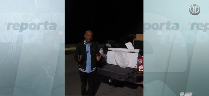 Retienen vehículo sin placa vinculado al diputado