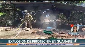 Cinco personas heridas tras explosión en fábrica de pirotecnia en Guararé