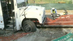 Obrero de Línea 1 del Metro fue atropellado por un bus