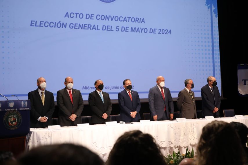 Acto de convocatoria de Elección General del 2024.