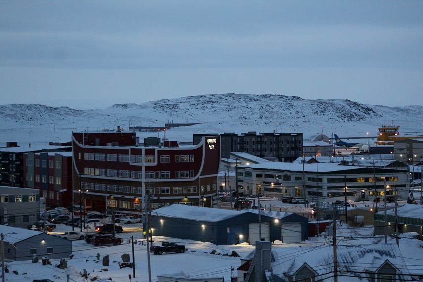 Ciudad Iqaluit en Canadá.