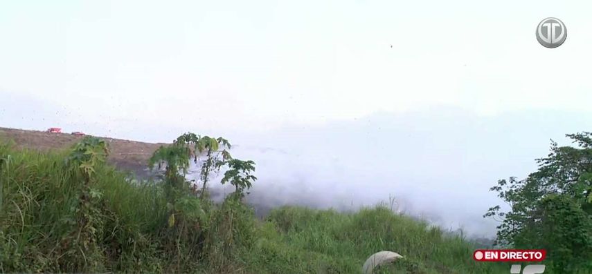 Incendio en Cerro Patacón: Depósito de llantas ha sido controlado.&nbsp;