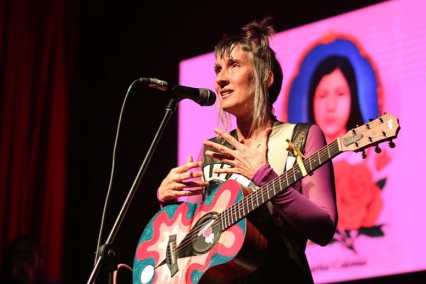 Andrea Echeverri, de Aterciopelados, artista invitada de Soda Stereo en Panamá