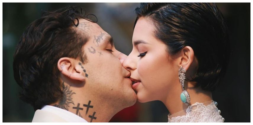 Christian Nodal y Ángela Aguilar