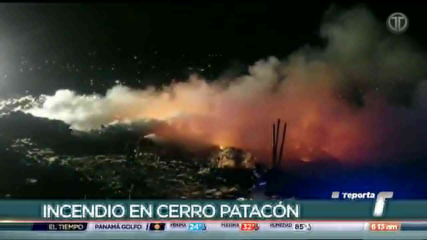 Incendio en Cerro Patacón: se registra un nuevo conato