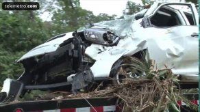 Vuelco en Puerto Caimito deja heridos y a la comunidad sin agua