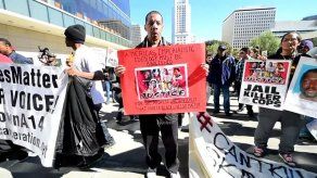 Protestan por la muerte de un mendigo tiroteado por la Policía en EEUU