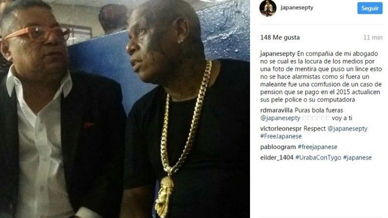 Reggaesero Japanese conducido a subestación por aparecer con desacato de pensión