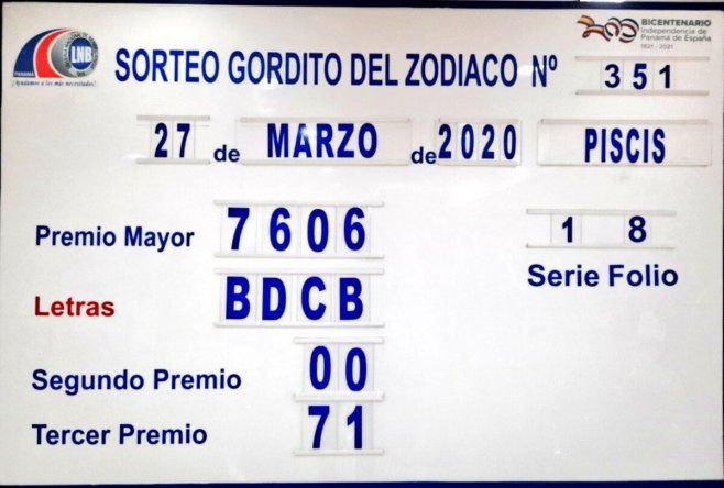 Billete del Gordito del Zodíaco Millonario
