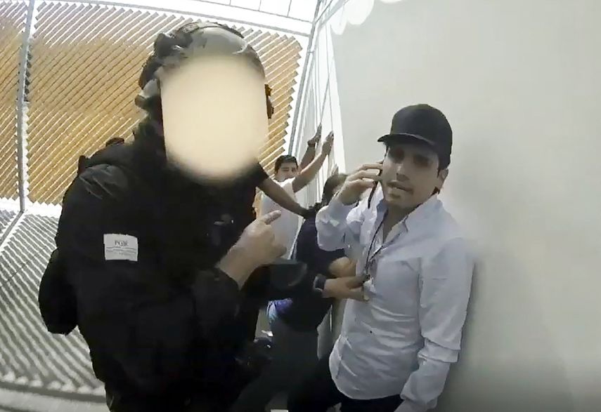 Foto de archivo de la detención de Ovidio Guzmán en octubre de 2019.