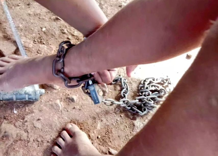 Policía de Niñez atiende caso de presunto maltrato infantil: Un niño fue encontrado encadenado