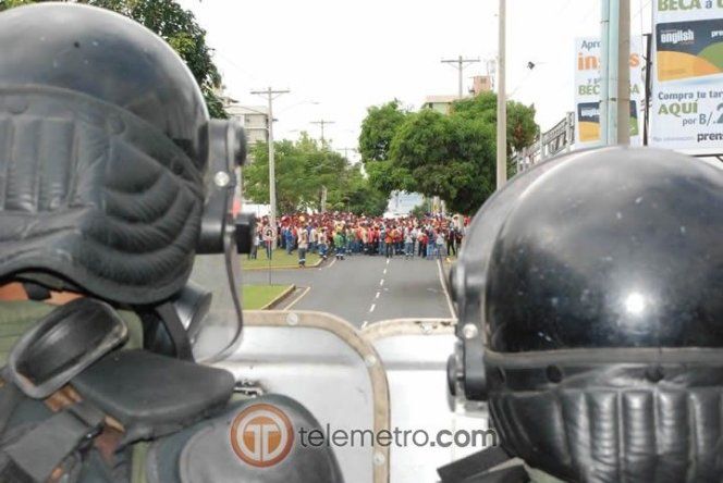 TCT protesta frente a La Prensa